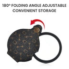 Folding Mini Magnifying Glass - ABS, Glass, 70g Pocket Size, view 3