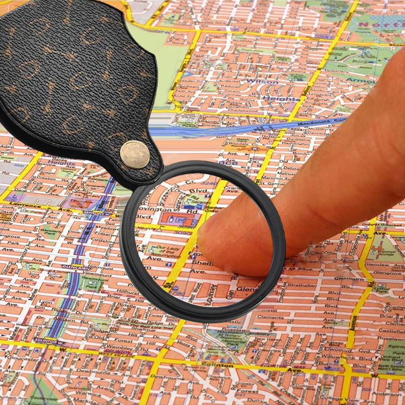 Folding Mini Magnifying Glass - ABS, Glass, 70g Pocket Size, view 6
