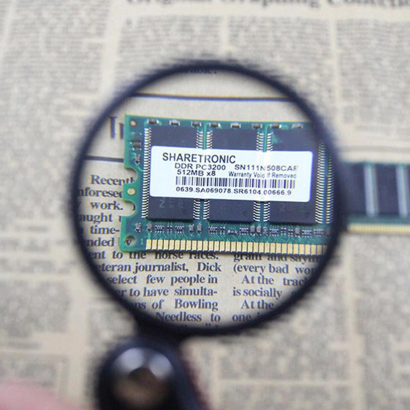 Folding Mini Magnifying Glass - ABS, Glass, 70g Pocket Size, view 7