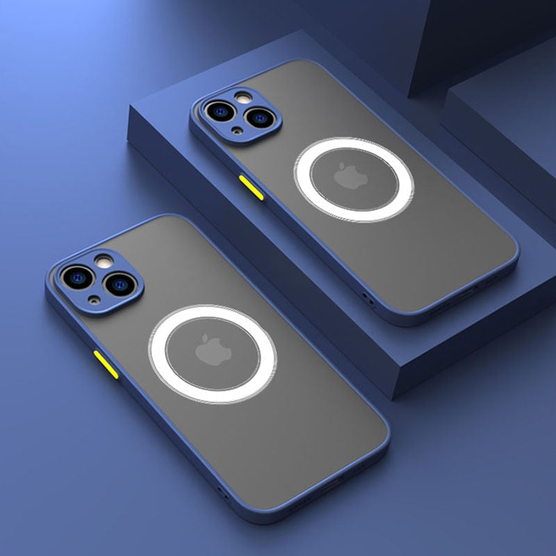 MagSafe Soft Silicone Shock-Resistant iPhone Case