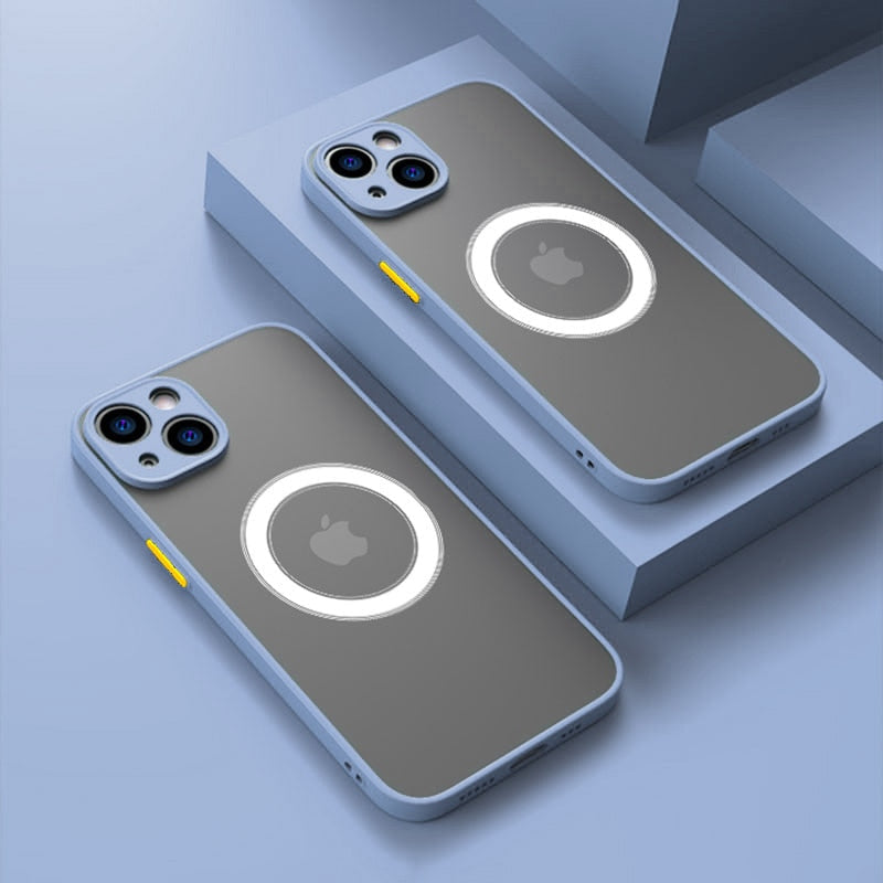MagSafe Soft Silicone Shock-Resistant iPhone Case