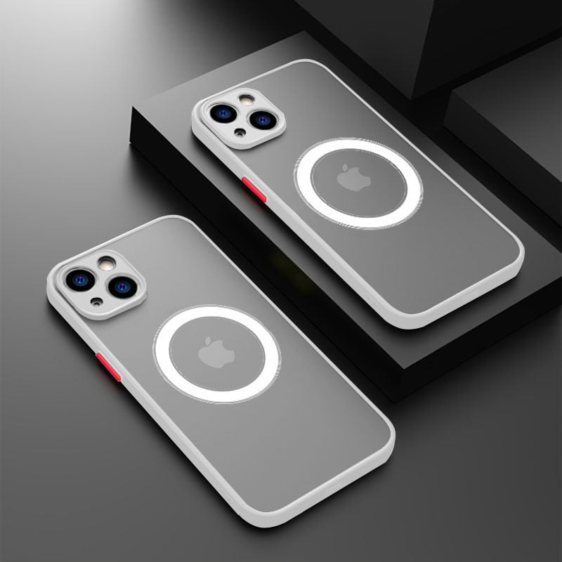 MagSafe Soft Silicone Shock-Resistant iPhone Case