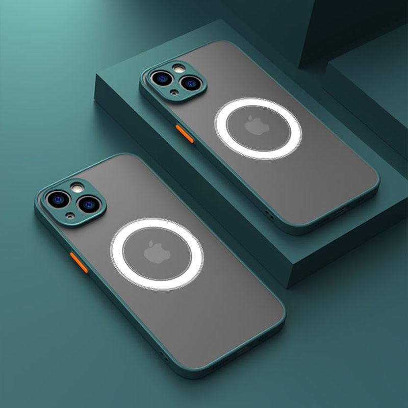 MagSafe Soft Silicone Shock-Resistant iPhone Case