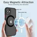 MagSafe Soft Silicone Shock-Resistant iPhone Case