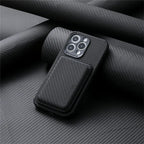 MagSafe Wallet Case for iPhone, Slim TPU and PU with Card Slot