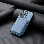 MagSafe Wallet Case for iPhone, Slim TPU and PU with Card Slot