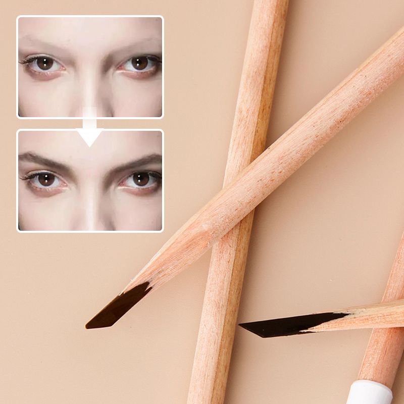 Waterproof Eyebrow Pencil Made of Wood - Natural Finish, view 5