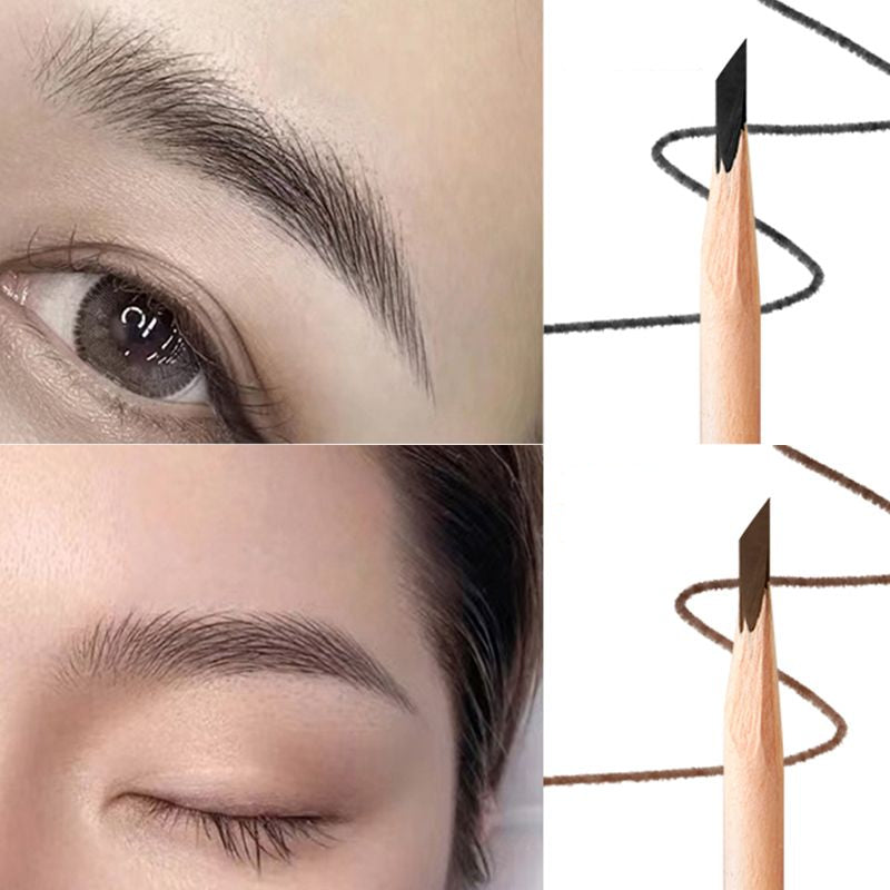Waterproof Eyebrow Pencil Made of Wood - Natural Finish, view 7