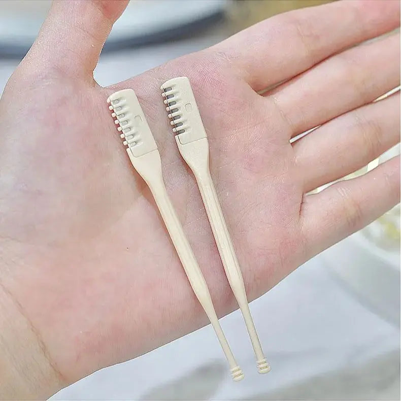Manual Nose Hair Trimmer with 360° Rotating Blade