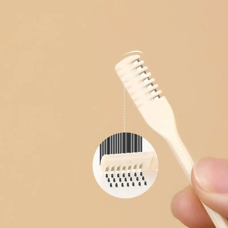 Manual Nose Hair Trimmer with 360° Rotating Blade