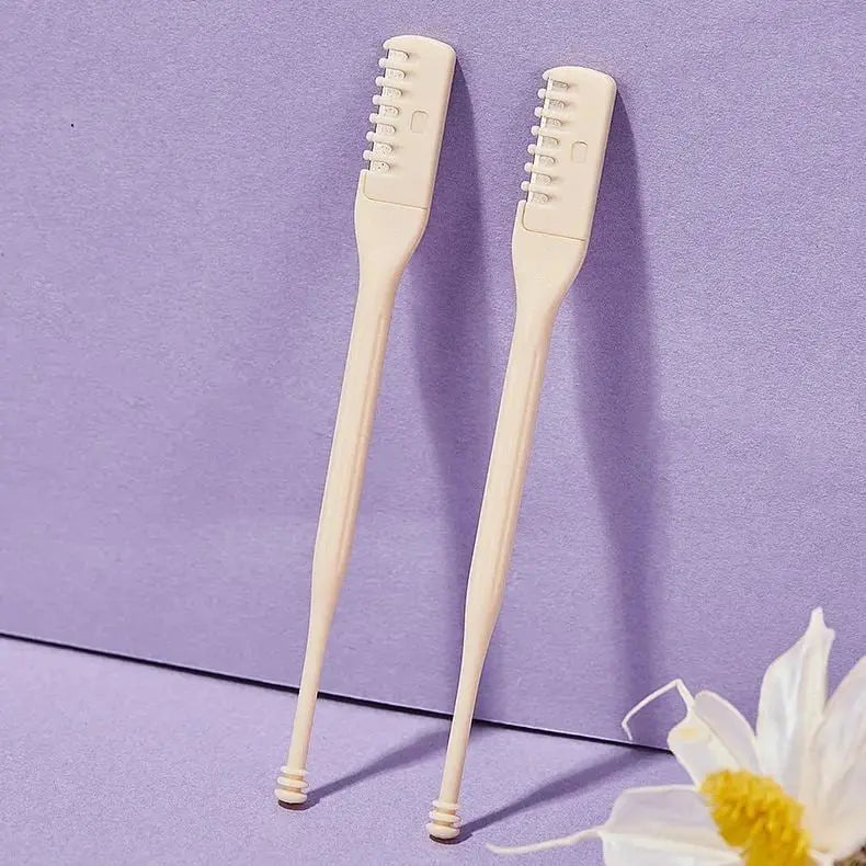 Manual Nose Hair Trimmer with 360° Rotating Blade