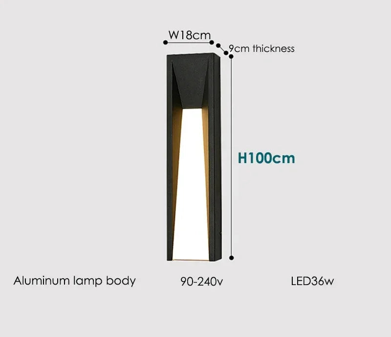 Mareo Mistfield Outdoor Livine Lamp-Welvere