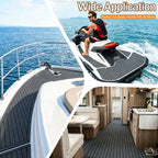 Boat EVA Teak Flooring Self-Adhesive - Brown or Grey, 240x45/60/90cm, view 14