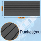 Boat EVA Teak Flooring Self-Adhesive - Brown or Grey, 240x45/60/90cm, view 8