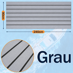 Boat EVA Teak Flooring Self-Adhesive - Brown or Grey, 240x45/60/90cm, view 9