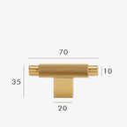 Maro Knurled Cabinet Knobs-Welvere