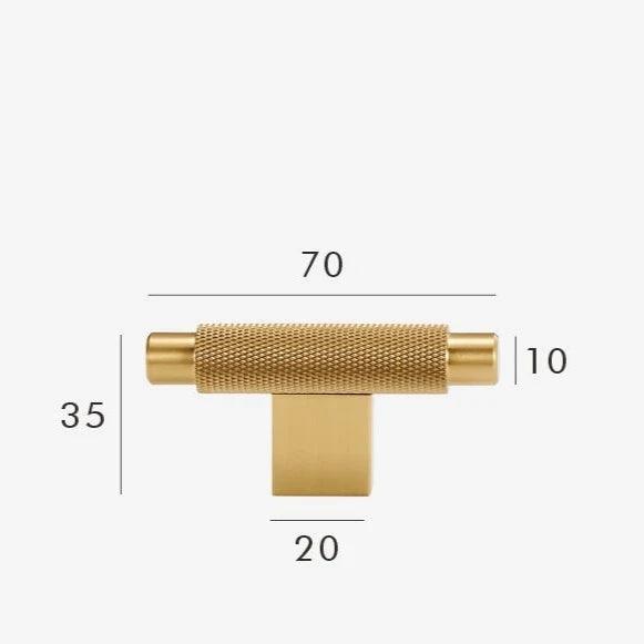 Maro Knurled Cabinet Knobs-Welvere