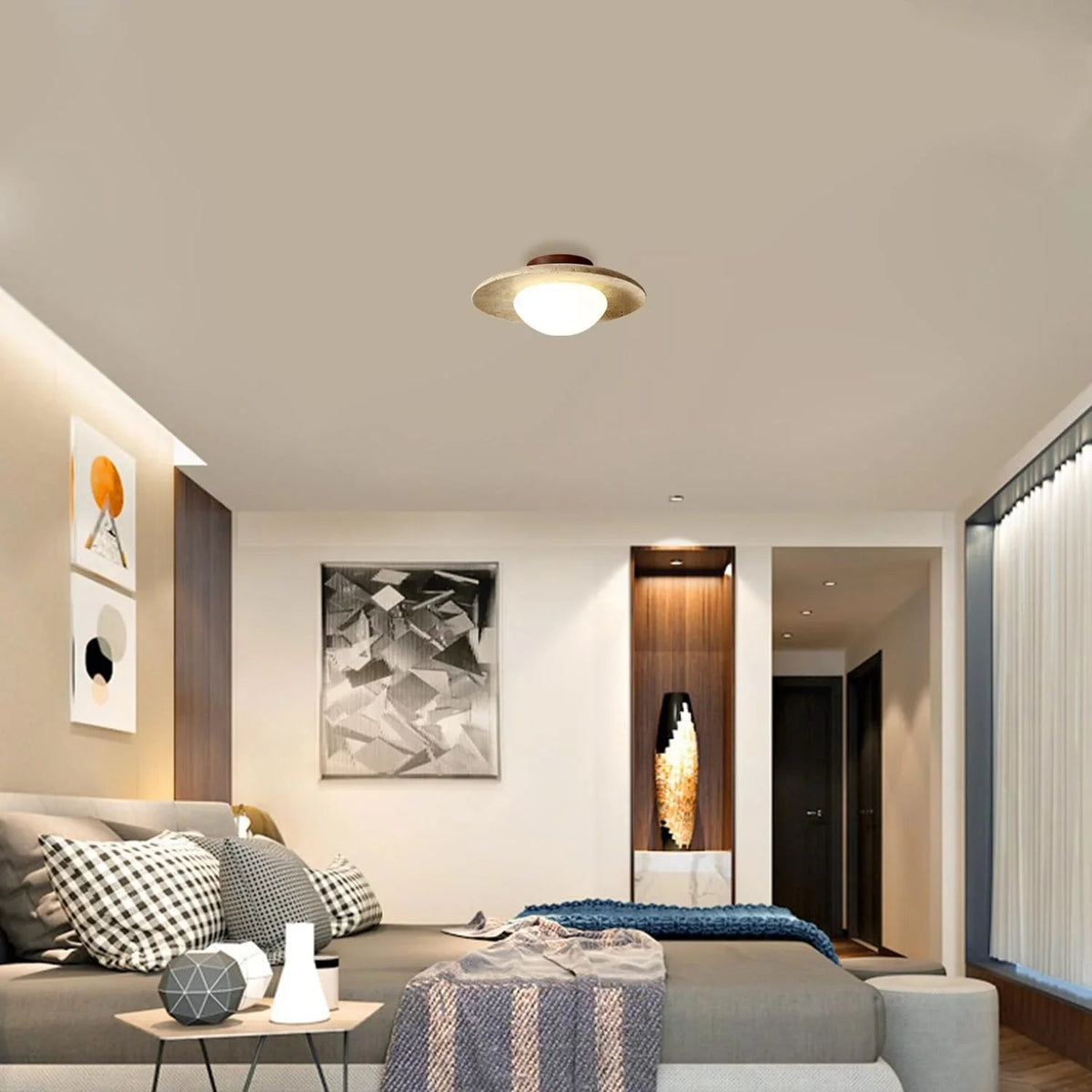 Meadow Peakhurst Ceiling Lamp-Welvere