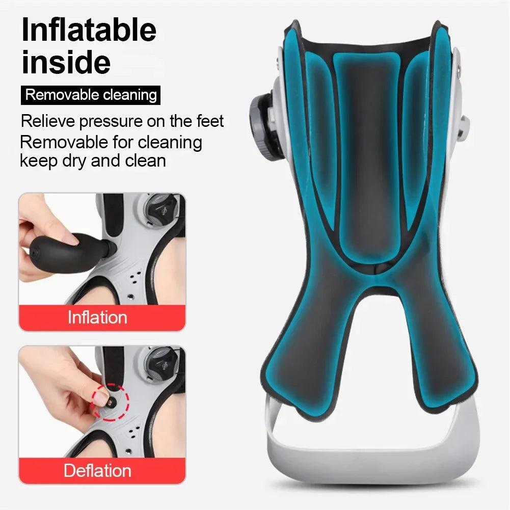 Adjustable Orthosis Ankle Correct Brace - Mesh, Lightweight Half Foot Style, view 2