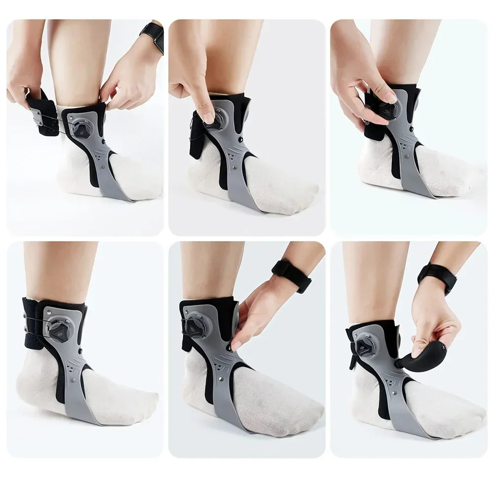 Adjustable Orthosis Ankle Correct Brace - Mesh, Lightweight Half Foot Style, view 5