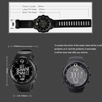 Men’s Digital Sports Watch with LED Backlight and Alarm