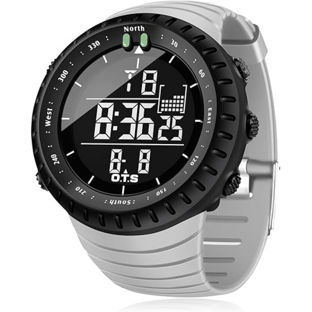 Men’s Digital Sports Watch with LED Backlight and Alarm