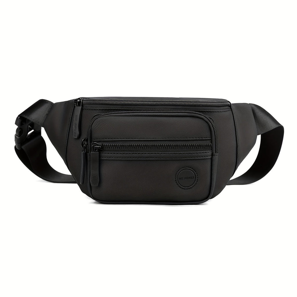 Men's Nylon Hip Bag with Adjustable Strap for Crossbody Wear