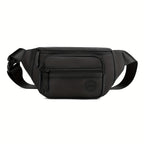 Men's Nylon Hip Bag with Adjustable Strap for Crossbody Wear