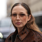 Men’s Oversized Aviator Sunglasses with Gradient Lenses