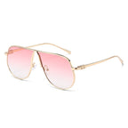 Men’s Oversized Aviator Sunglasses with Gradient Lenses