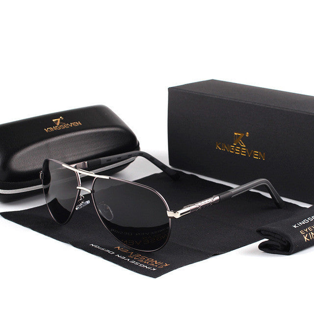 Men’s Polarised Aviator Sunglasses, Polycarbonate Lenses, UV400