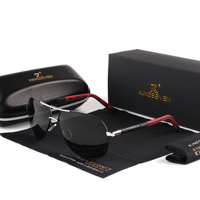 Men’s Polarised Aviator Sunglasses, Polycarbonate Lenses, UV400