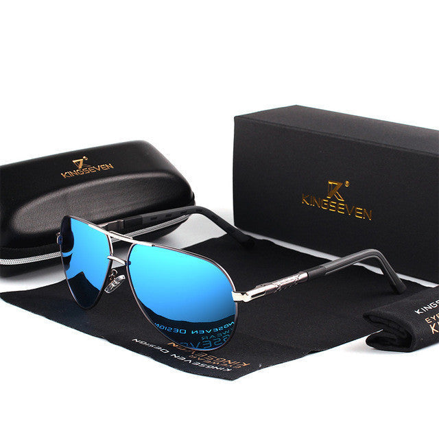 Men’s Polarised Aviator Sunglasses, Polycarbonate Lenses, UV400