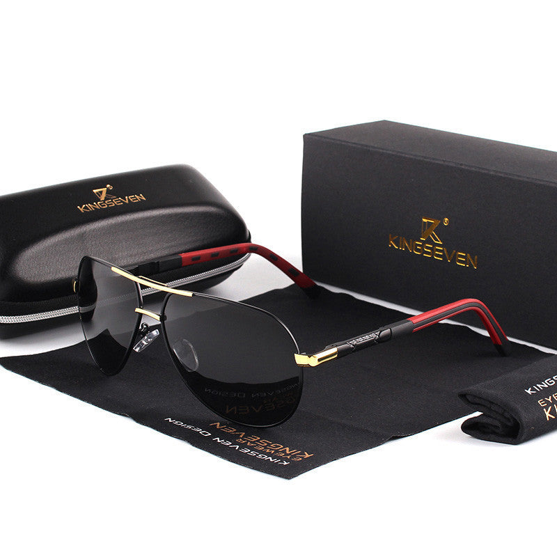 Men’s Polarised Aviator Sunglasses, Polycarbonate Lenses, UV400