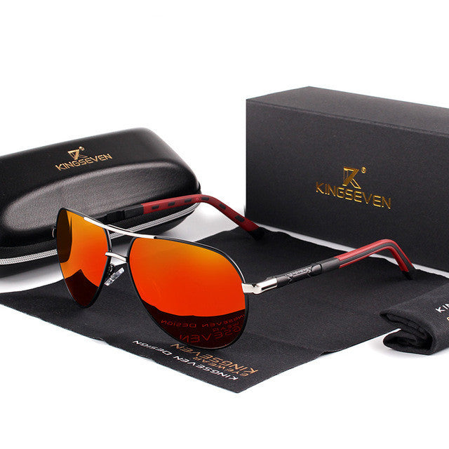 Men’s Polarised Aviator Sunglasses, Polycarbonate Lenses, UV400