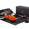 Men’s Polarised Aviator Sunglasses, Polycarbonate Lenses, UV400