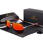 Men’s Polarised Aviator Sunglasses, Polycarbonate Lenses, UV400