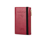 Men’s PU Leather Passport Wallet with RFID Blocking, 11*1.5*17cm