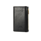 Men’s PU Leather Passport Wallet with RFID Blocking, 11*1.5*17cm