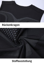 Men's Sleeveless Compression Shaping Vest, 88% Neoprene, 12% Elastane