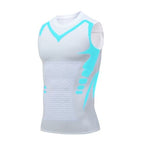 Men's Sleeveless Compression Shaping Vest, 88% Neoprene, 12% Elastane