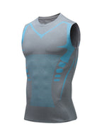 Men's Sleeveless Compression Shaping Vest, 88% Neoprene, 12% Elastane