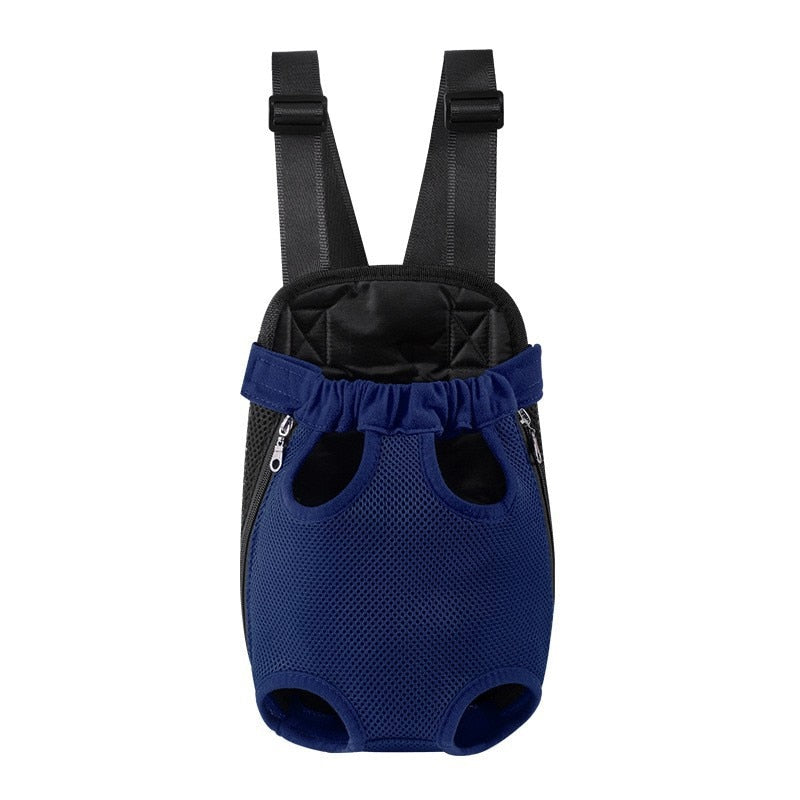 Mesh Pet Travel Carrier Backpack, Nylon, Zip Closure