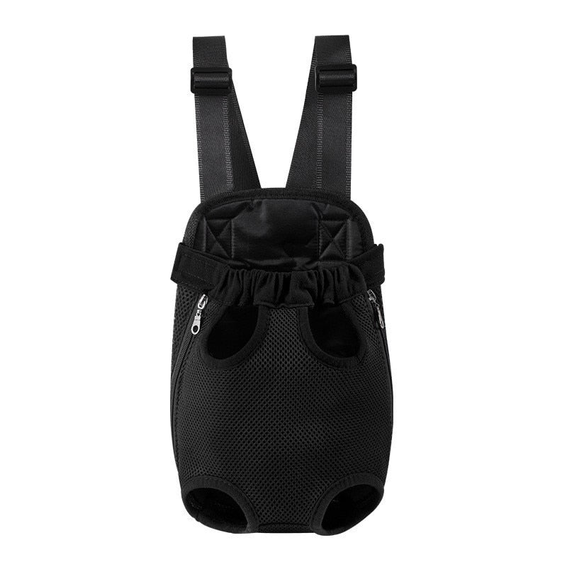 Mesh Pet Travel Carrier Backpack, Nylon, Zip Closure