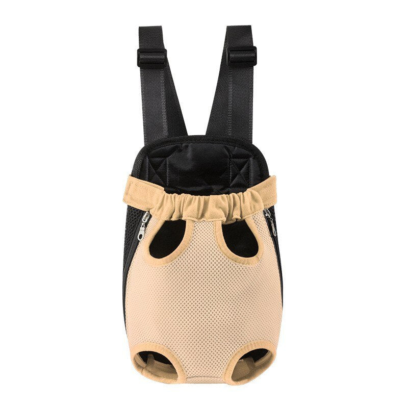 Mesh Pet Travel Carrier Backpack, Nylon, Zip Closure