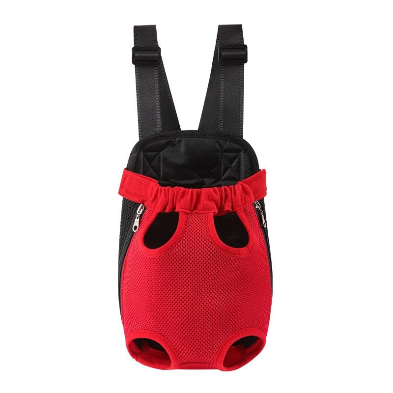 Mesh Pet Travel Carrier Backpack, Nylon, Zip Closure