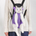 Mesh Pet Travel Carrier Backpack, Nylon, Zip Closure