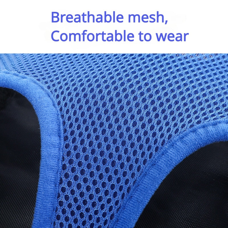 Mesh Pet Travel Carrier Backpack, Nylon, Zip Closure