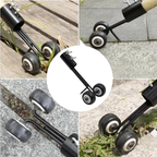 Metal Hand-Operated Gap Weeder with Double Hook Design
