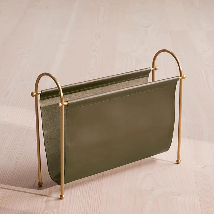 Metal Magazine Holder for Upright Storage in Living Rooms and Offices